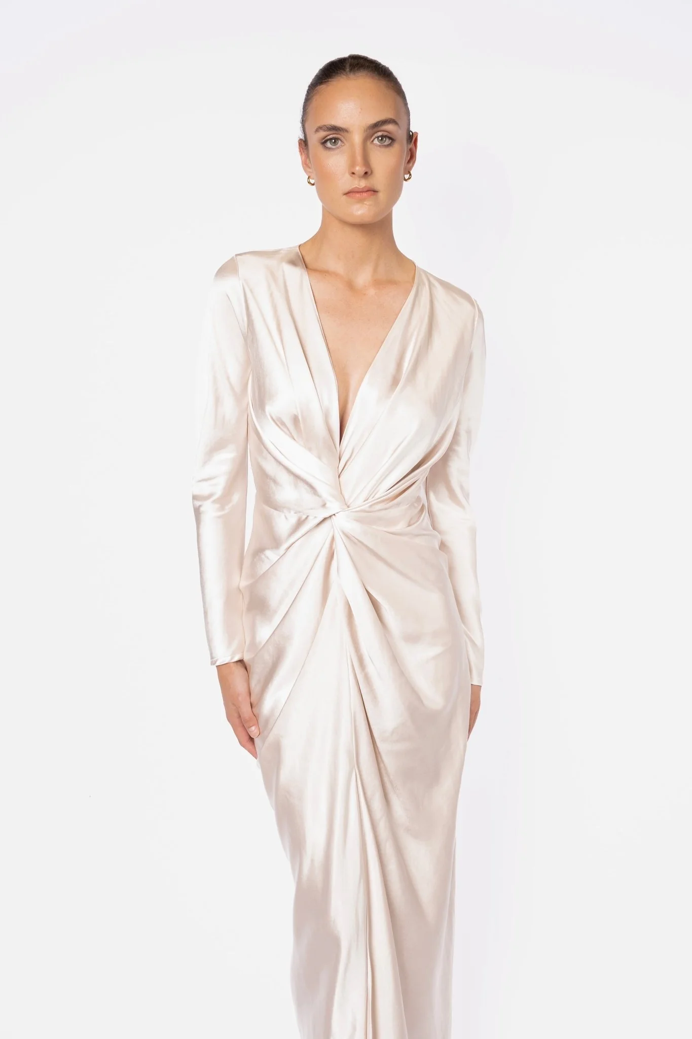 GAEA GOWN IN MOTHER OF PEARL - Image 4