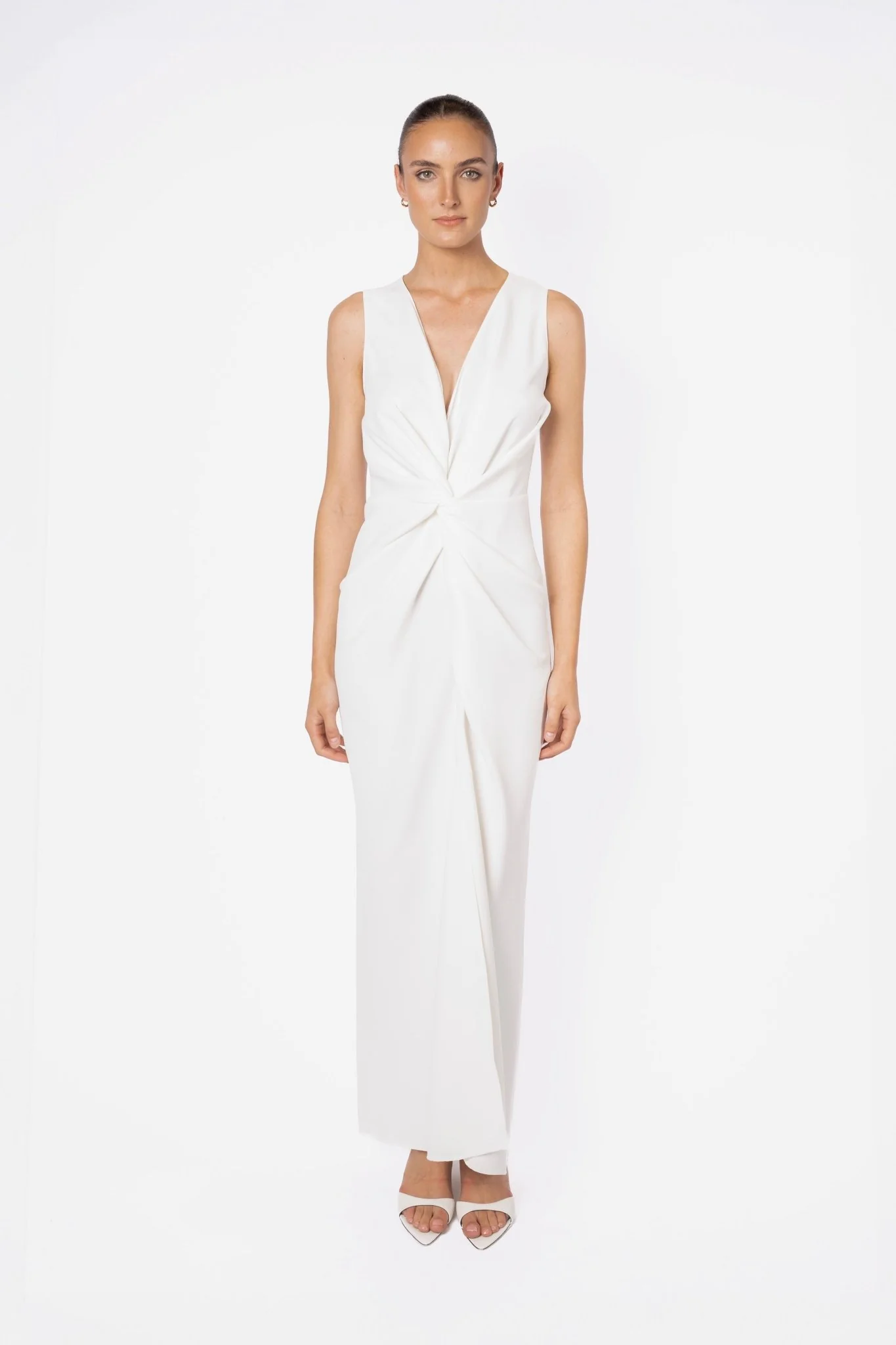 GAIA MAXI V2 IN IVORY CREPE - Image 3