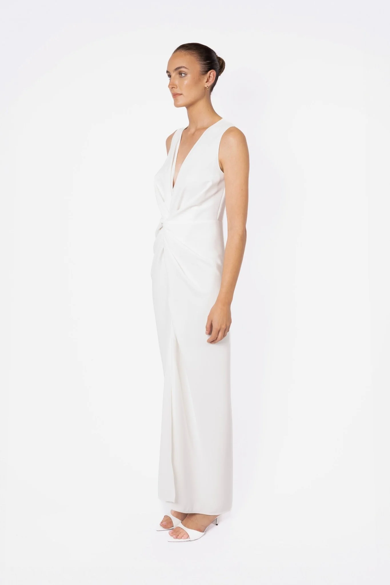 GAIA MAXI V2 IN IVORY CREPE - Image 4