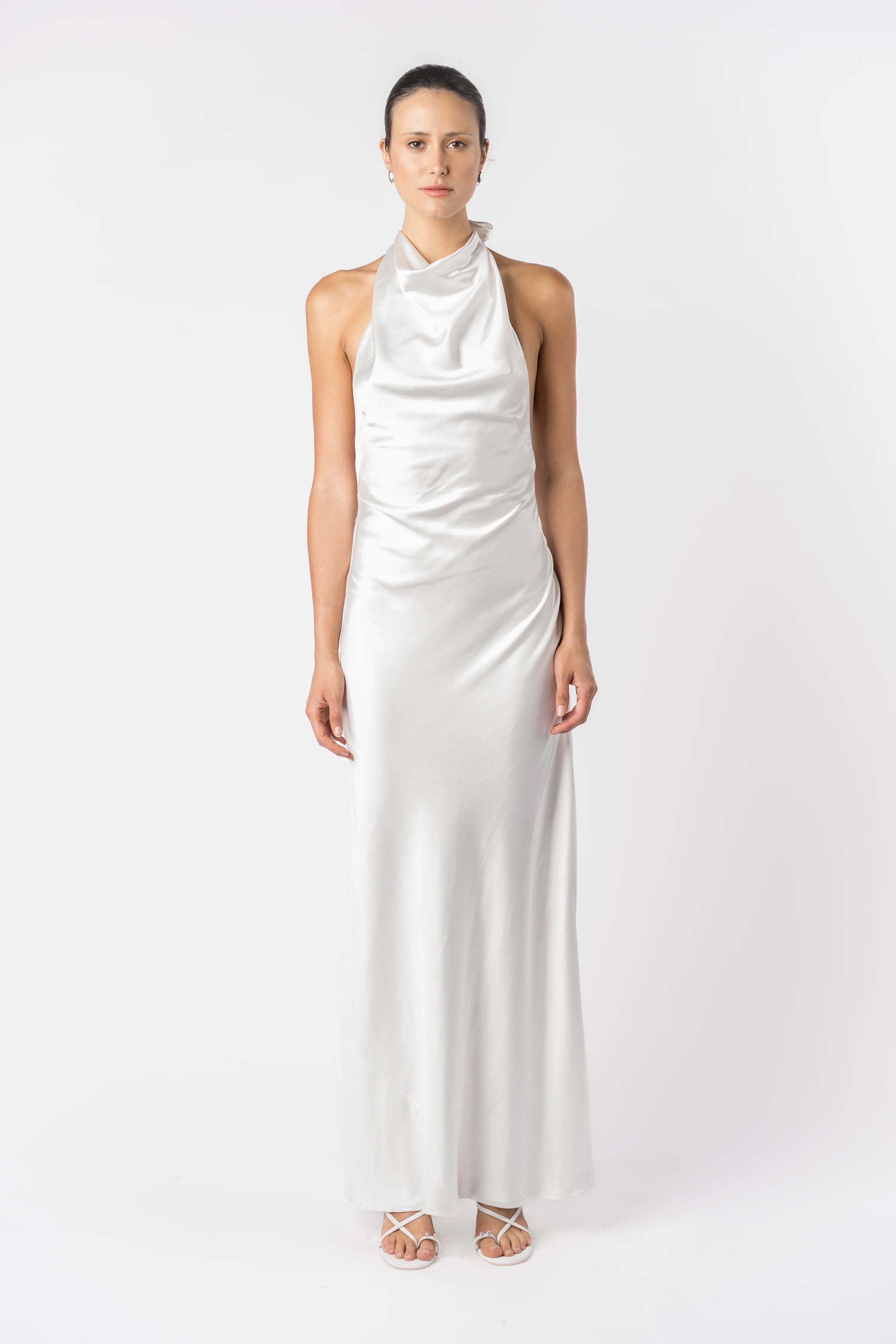 KRISTINA DRESS IN ANGEL WHITE - Image 3